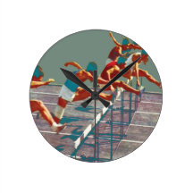 Track and Field Hurdles Clock