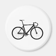 Track Bike Fridge Magnets