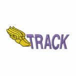 Track Logo Embroidered Hoody