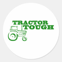 Tractor Tough Round Sticker