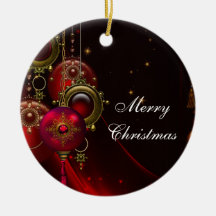 Traditional Elegant Christmas Tree Ornaments