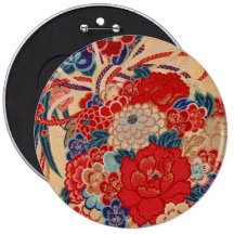 Traditional Japanese fabric design Pin
