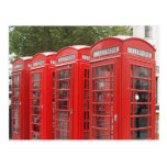 Traditional Red Telephone Box London Post Card
