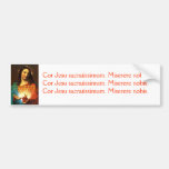 TRADITIONAL ROMAN CATHOLIC SACRED HEART OF JESUS BUMPER STICKERS