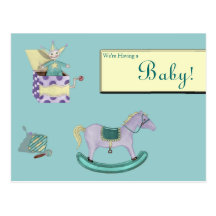 Traditional Toys/Pastel Post Card