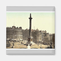Trafalgar Square, from National Gallery, London, E Magnets