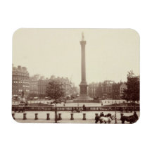 Trafalgar Square, London (sepia photo) Magnets