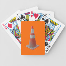 Traffic Cone Playing Cards
