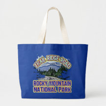 Trail Ridge Road Rocky Mountain National Park Canvas Bag