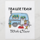 trailer park trash with class full colour flyer