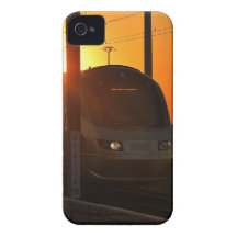 Train at sunset Case-Mate iPhone 4 cases