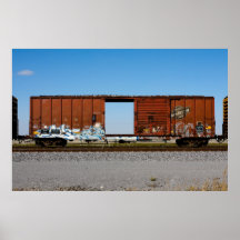 Train car posters