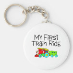 Train Ride My First Train Ride Keychain