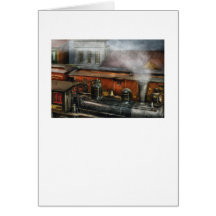 Train - The train yard II Greeting Card
