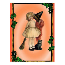 Trainee witch postcards