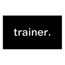 Trainer Business Card Template