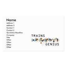 Trains Genius Business Card