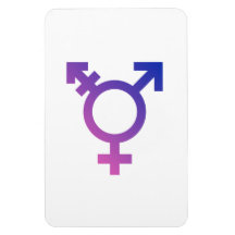 TRANS UNIVERSAL SYMBOL FLEXIBLE MAGNETS