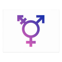 TRANS UNIVERSAL SYMBOL POST CARDS