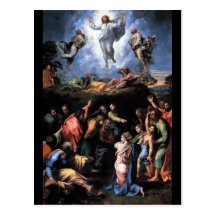TRANSFIGURATION OF JESUS POST CARD