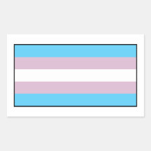 Transgender Pride Flag Stickers