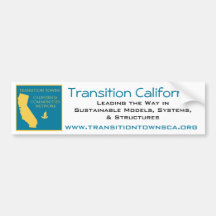 Transition California Bumper Sticker