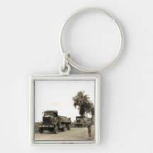 Transport Trucks Normandy 1944 Key Chains