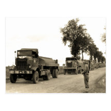 Transport Trucks Normandy 1944 Post Cards