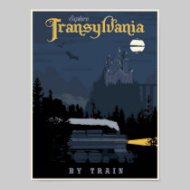 Transylvania by Train travel poster posters