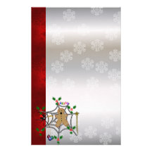Trapped Gingerbread Customized Stationery