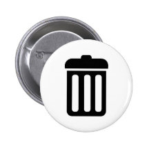 Trash bin symbol buttons