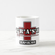 Trash Obamacare coffee mug