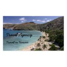 Travel agency Hawaii Business Card