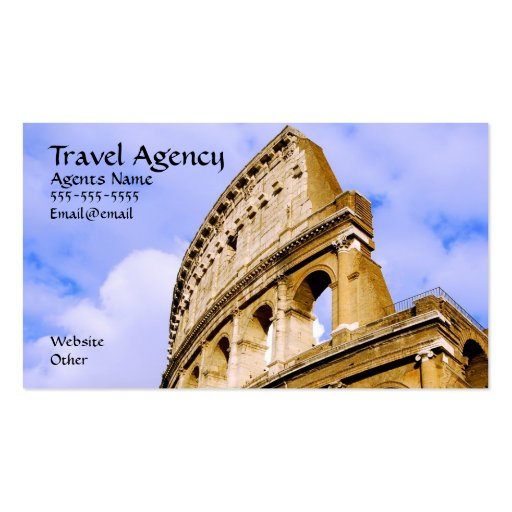 Travel Agenecy Business card.