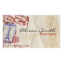 Travel Agent Plantillas De Tarjetas Personales