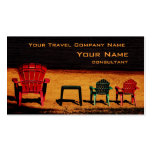 Travel consultant business card