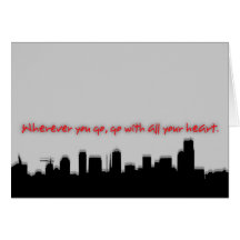 Travel Heart-Qoute...Greeting Card