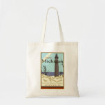 Travel Michigan Tote Bags