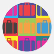 Travel Pop Art Sticker