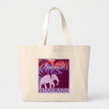 Travel Thailand white elephant Bags