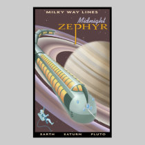 Travel to Saturn posters