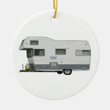 Travel Trailer Vintage 60's Ornament