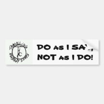 Traveling Hillbilly Corps bumper sticker