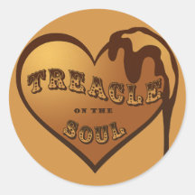 Treacle on the Soul Round Stickers