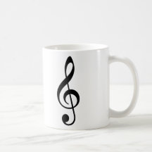 Treble Clef Coffee Mug