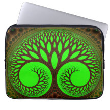 Tree 2  Fractal Art Laptop Computer Sleeves