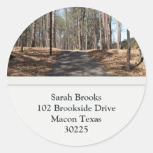 Tree Address Labels Sticker