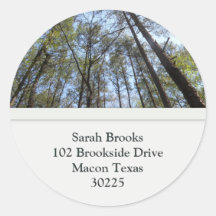 Tree Address Labels Sticker
