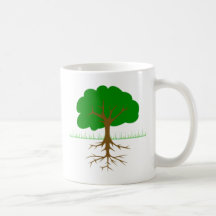 Tree Branches and Roots Coffee Mug