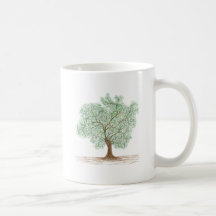 tree coffee mug